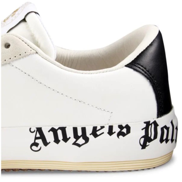 Palm Angels Lace-Up Leather & Cotton Men\'s Sneakers size EU 44 (11)